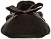isotoner Women's Terry Ballerinas, Black, Medium