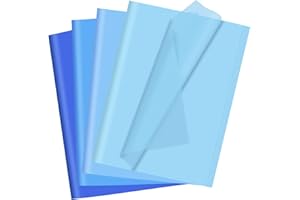 SADAUNBE 40 Sheets 4 Blue Colors Tissue Paper for Gift Bags Packing DIY Recyclable Paper Bulk, 14 x 20 Inches Packaging Paper for Weddings Birthday Craft Project Christmas Decor