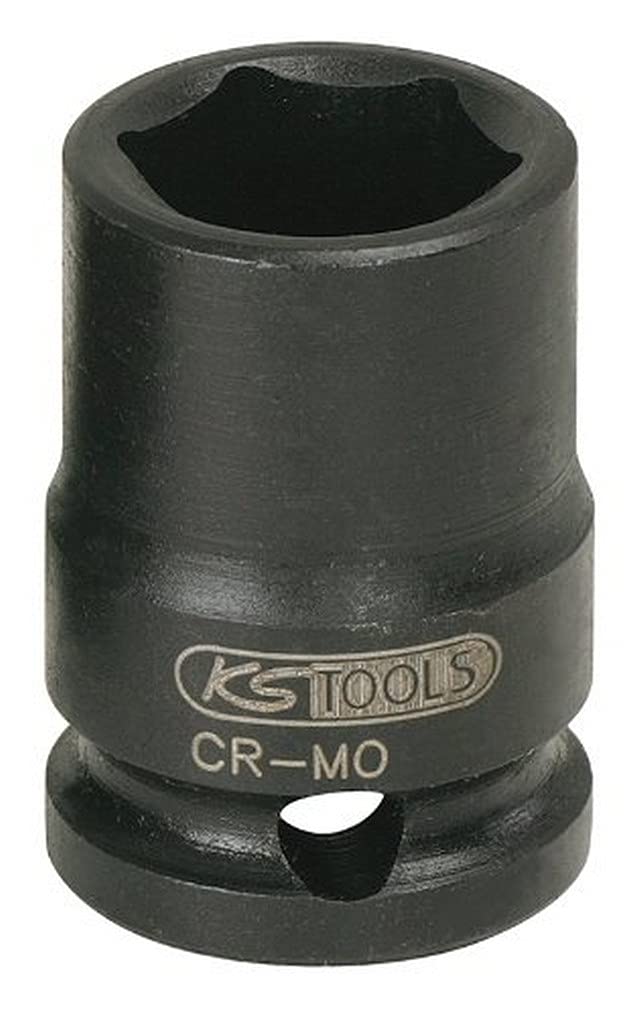 KS Tools 515.1523 Hexagon impact socket, short, 3/8", 23mm