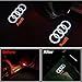 Audi car Accessories Door Logo Led Light Car Door Projector Lights Ghost Shadow Light Audi Puddle Emblem Welcome Lights Reflector For Audi A1 A3 A4 A5 A6 A7 A8 Q3 Q7 R8 TT Auto Accessories Part 4 PCSthumb 1
