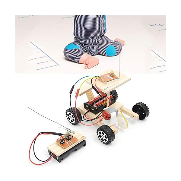 Montage Auto Modell DIY Montiert RC Auto Spielzeug Elektrische Fernbedienung Fahrzeug Kit Kinder Handgemachte Playset… – Bild 6