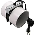Tjernlund PVC4 Radon Mitigation Fan Model - Exhaust Fan with 6-Ft. Power Cord, Minimal Power Consumption, 4 In. PVC Pipe. Ventilation Fans