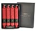 Root Candles Unscented Dinner Candles Premium Beeswax Blend Boxed Candle Set, 7-Inch, Red, 4-Count