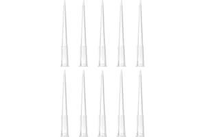 PATIKIL 200ul Pipette Tips, 100 Pcs PP Plastic Autoclavable Universal Liquid Transfer Pipette Pipettor Tips for Laboratory, C