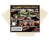 P&F Natural Reusable Cone Coffee Filters #4 Melitta Style, No Harmful Chemical, All Natural (1, 2-PLY)