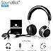 SoundBot SB273 Premium HD Stereo Bluetooth Wireless Headset Headphone for Music Streaming & Hands-Free Call Talking w/ 40mm Driver, 6Hrs Music Time, 8Hrs Talk Time, 125Hrs Standby Time, Built-in Mic