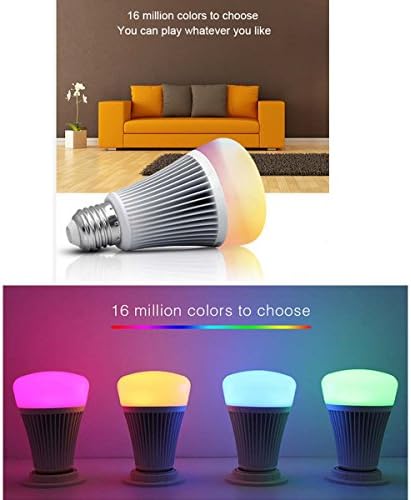 Mi-light Dimmable Led Bulb 8W E26 RGB+CCT RGBW/WW AC 85-265V LED Spotlight Smart Led Lamp Need Controlled by Mi Light Remote or Wifi Box