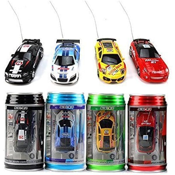 Mini carrinho de controle remoto na latinha Clearance