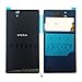 ePartSolution-Sony Xperia Z C6606 C6602 C6603 Back Door Battery Back Cover Glass Only Black Color Replacement Part USA Seller