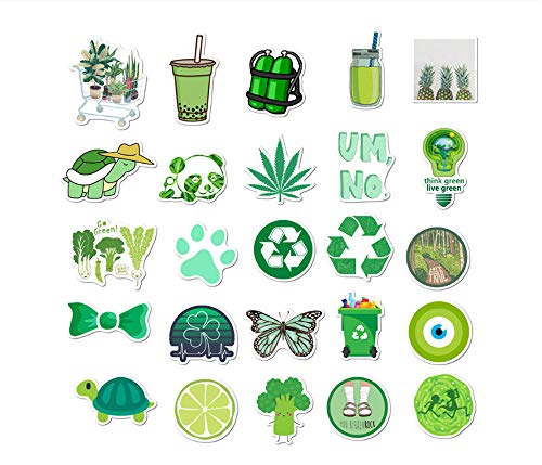 200 PCS Mixed Stickers Pack (50Pcs/Pack), Cute Small Fresh Funny Waterproof Vinyl Stickers Decals for Teens Girls Adults, Perfect for Hydro Flask, Laptop, Computer, Phone, Refrigerator, Electric Body
