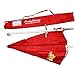 Tommy Bahama Sand Anchor 7 feet Beach Umbrella 2016 with Tilt and Telescoping Pole (Apple Red)