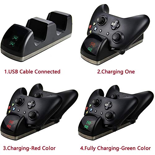 Xbox One Controller Charger,Rechargeable for Xbox One, Xbox One X, Xbox