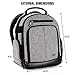 USA GEAR Portable Camera Backpack for DSLR with Customizable Accessory Dividers, Weather Resistant Bottom and Comfortable Back Support - Compatible with Canon, Nikon, Sony, Fujifilm, and More (Gray)