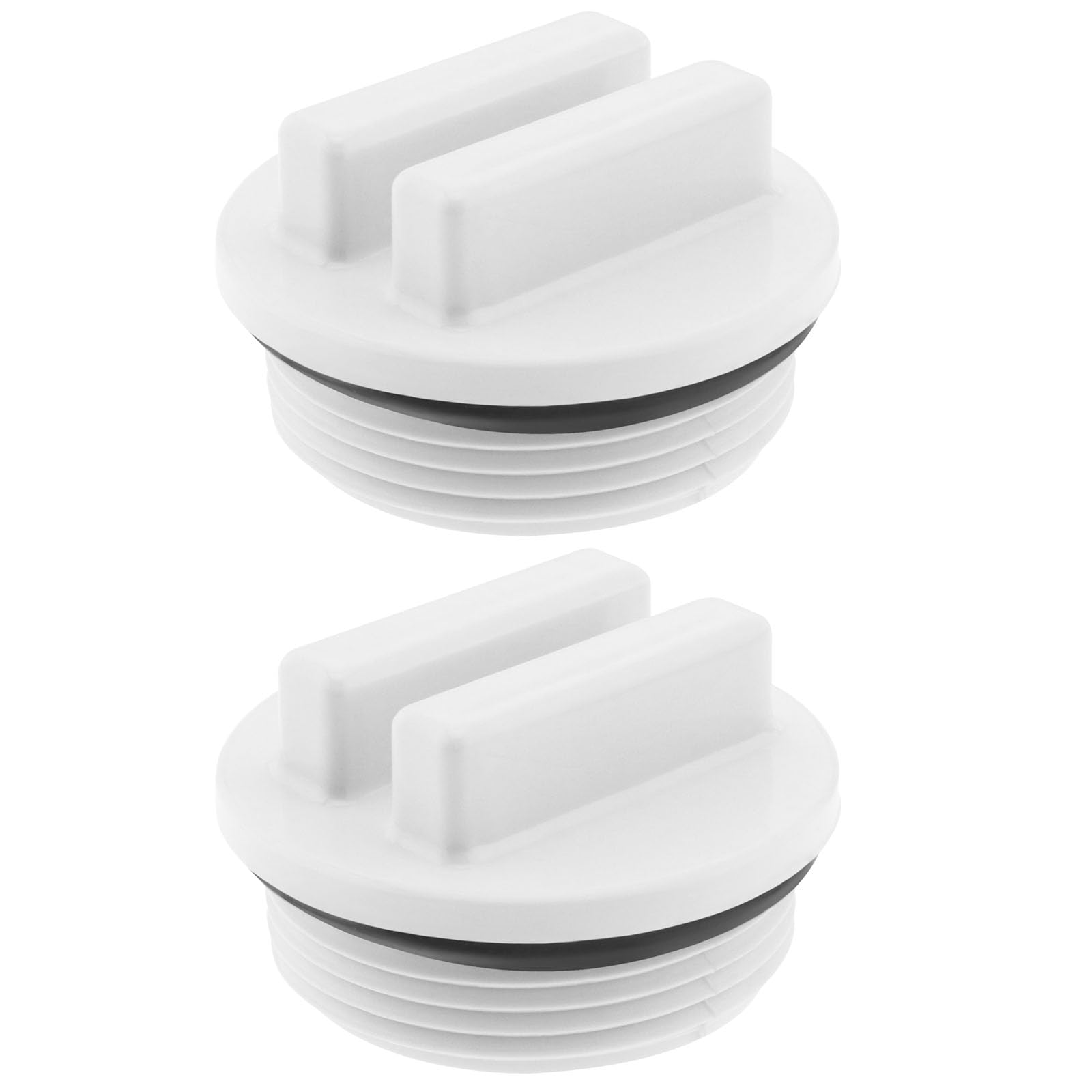 LT Easiyl 2pcs 1.5inch Swimming Pool Filter Drain Plug Winter Return Plug Pool Nozzle Stopper with O-Ring Seal to Stop Leaking and Overflowing Problems
