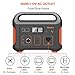 Jackery Portable Power Station Generator Explorer 440, 440Wh Solar Generator Lithium Backup Power Supply with 110V/300W (500W Peak) Pure Sine Wave AC Inverter for RV, Camping CPAP Fishing Emergency