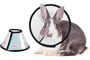 MintCat Cat Cone, Adjustable Recovery Pet Cone, 5.5 Inches Lightweight Plastic Elizabethan Collar for Small Cats, Kittens and Rabbits, Cat Cones to Stop Licking