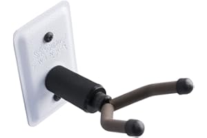 String Swing Ukulele Wall Mount Stand for Mandolin Ukele Banjo Concert Pineapple Soprano Tenor and Baritone Compatible Safety Home or Studio Accessories without Case White CC11UK