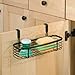 InterDesign Axis Over the Cabinet, Kitchen Storage Organizer Tray for Sponges, Scrubbers, Brushes - Bronze