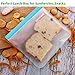 BQYPOWER Reusable Sandwich Bags 6-Packs, Reusable Ziploc Kids Snacks Bags, FDA Grade PEVA Leakproof Ziplock Food Storage Bag, Freezer Safe Biodegradable Baggies Ideal for Lunch, Fruits, Make-up