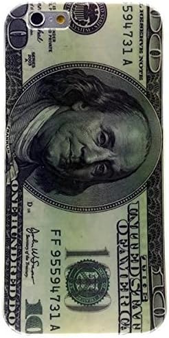 American Hundred Dollar Bill Apple iPhone 6 and iPhone 6s 4.7 inches Thin Flexible TPU Case Impact Absorb Protection Cover Quick and Easy Install Snap On and Off Perfect Fit Slim Lightweight