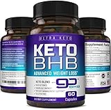 Best Keto Diet Pills - Utilize Fat for Energy with Ketosis - Boost Energy & Focus, Manage Cravings, Support Metabolism - Keto BHB Supplement for Women and Men - 30 Day Supply