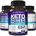 Best Keto Pills - Shark Tank Advanced Weight Loss Superior BHB Salts-MCT Oil 1000mg Blend to Burn Fat, Support Ketosis, Boost Energy and Enhance Focus