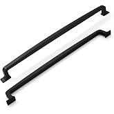 khtumeware 2 Pack 12 Inch Cabinet Handles Matte Black Pulls for Drawer Cabinet Cupboard Handles