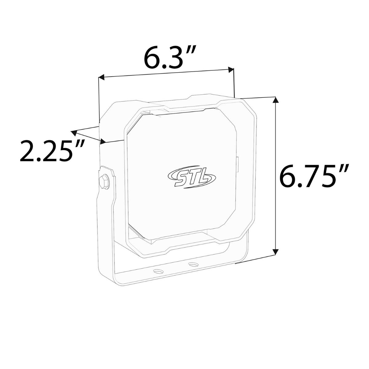 Icon Black 100-Watt Police Siren Speaker for Warning/Emergency Vehicle Speaker Systems