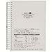 Lihit Lab N1640-1 Open Ring Notebook, Twist Notebook, A5, 24 Holes, 100 Leaf, Milky White