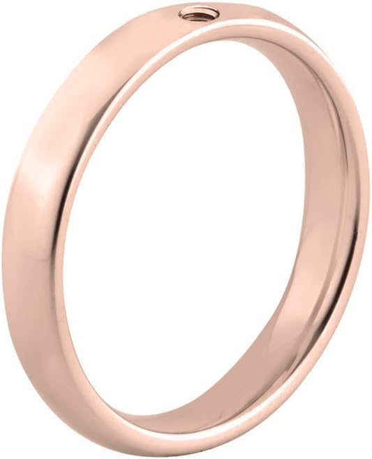Melano Ring Size 60 Roségold Twisted