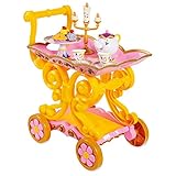 Disney Beauty and The Beast ''Be Our Guest'' Singing Tea Cart Play Set No Color