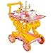 Disney Beauty and The Beast ''Be Our Guest'' Singing Tea Cart Play Set