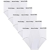 Natural Feelings Men's Briefs Underwear Multipack Mens Cotton Full Rise Briefs with Comfort Waistband S M L XL XXL…