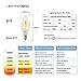 LIGHTSTORY B10 3W LED Candelabra Bulb 40W Equivalent, E12 Base, 2700K, Non-dimmable, 6-Pack