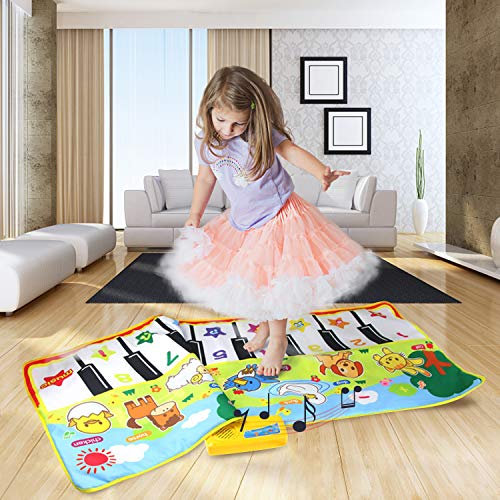 2 Children+Musical+Blanket+Keyboard+Educational