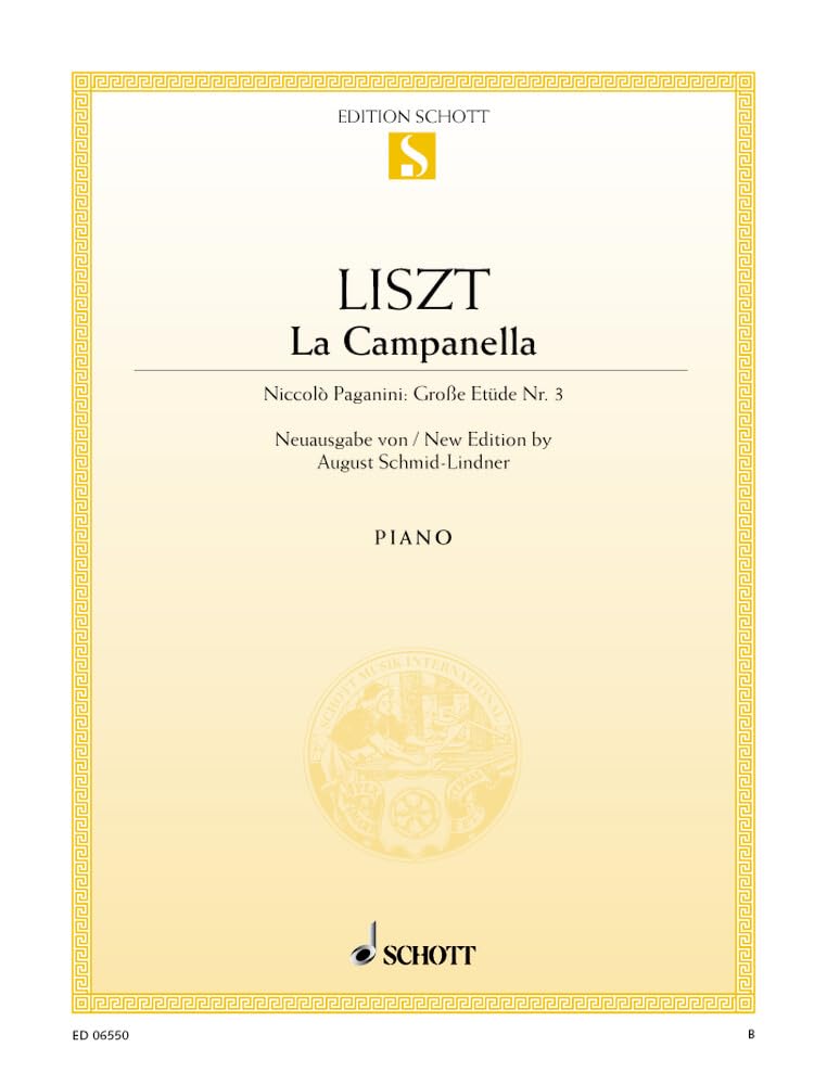 La Campanella: Niccolò Paganini: Great Study No. 3. piano.