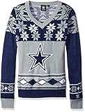 NFL Women's V-Neck Sweater, Dallas Cowboys, Small