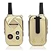 Walkie Talkie Mini Size LSENG T-M5 UHF400-480MHz Colorful Professional Analog Radio(Pair+Gold)