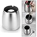 Hipiwe Windproof Ashtray Outdoor Cigar Ashtrays for Patio Tabletop Cigarette Ash Holder Stainless Steel Ash Tray Smoking Tobacco Jar for Home/Office (Large)