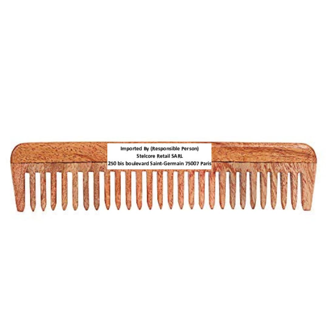 SVATV HANDCRAFTED NEEMWOOD COMB - (N-76)