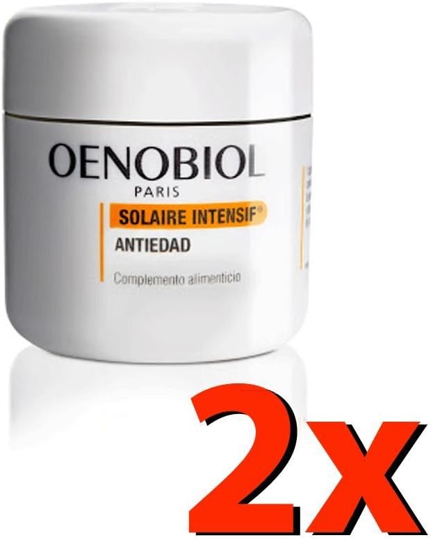 2x Oenobiol Solaire Intensive Anti-age Sun Tan Bronzeado Perfeito Total 60 Caps Good Quality Fast Shipping