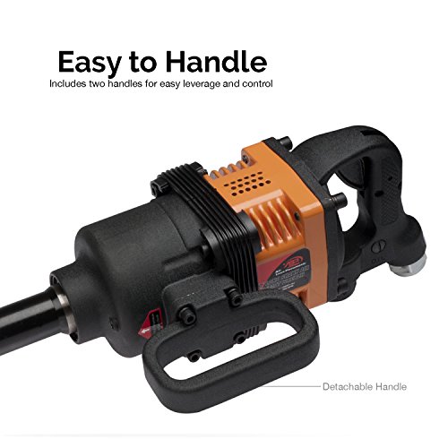 Tooluxe 31414L Industrial Air Impact Wrench, 1" - Thumbnail 3