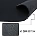 Large Mouse Pad Size 23.6” x 11.8” x 0.12” FORITO 3mm Thick Non Slip Rubber Base Extended Large Mouse Pad with Carrying Bag (Black)