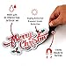 Bigtime Signs Merry Christmas Reflective Holiday Car Magnet with Printed Holly - Reflective Automotive Holiday Decoration - for Fridge or Car (4.25