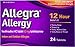 Allegra Allergy Non-Drowsy Indoor and Outdoor Allergy Tablets Original Prescription Strength, 24 ct (Pack of 24)