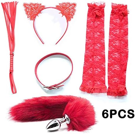 Vitnette Fox Tail Headband Headwear - B-ütt an-âl Pl-ùg T-ö-ys for Wömén Bêginnêrs