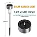 FC-Fancier Solar Lights for Outdoor Garden Led Light Landscape/Pathway Lights, Bright White, Waterproof,Stainless Steel-12 Pack