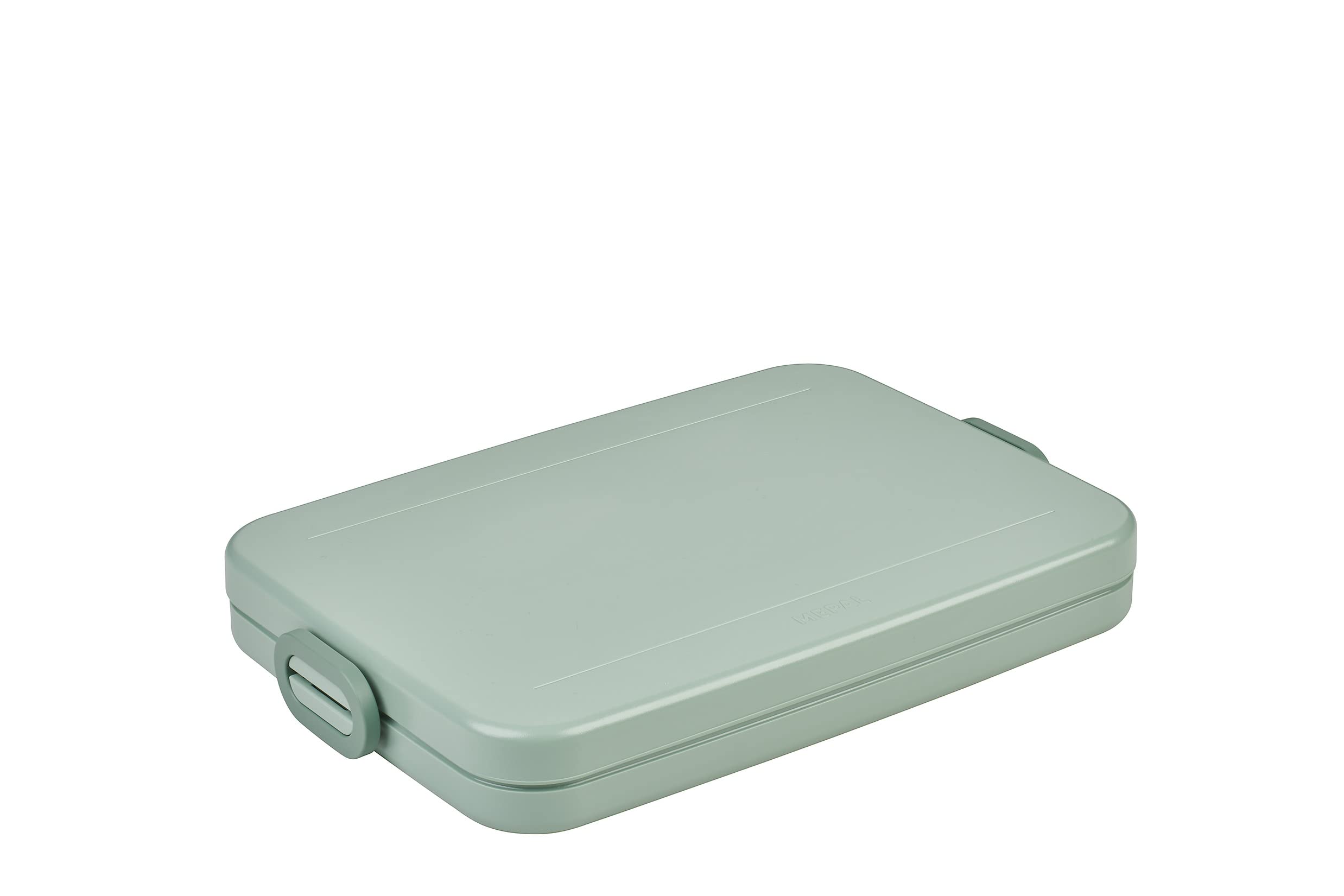 Mepal Flat Lunch Box - For 2 Sandwiches or 4 Bread Slices - Adults - Nordic Sage — image 1
