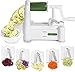 Spiralizer 5-Blade Vegetable Slicer, Strongest-and-Heaviest Spiral Slicer, Best Veggie Pasta Spaghetti Maker for Keto/Paleo/Gluten-Free, Comes with 4 Recipe Ebooks primary