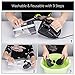 Holsea Car Vacuum Cleaner, 5000Pa 80W DC 12V Portable Handheld Vacuum Cleaner for Car, Patented Triple-Filtering System, Stainless Steel Filter, 16.4ft Power Cord with a Bag